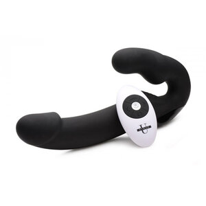 Urge Strapless Strap-On Vibrator - Zwart