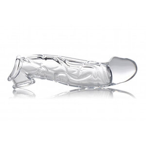 Clear Extender Curved Penis Sleeve