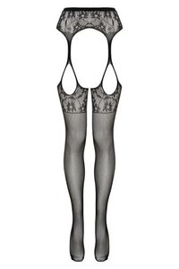 Suspender pantyhose Sulita - Black