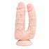 Realistic Double Dildo With Suction Cup - 18 cm_