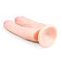 Realistic Double Dildo With Suction Cup - 18 cm_