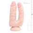 Realistic Double Dildo With Suction Cup - 18 cm_