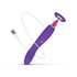 Pleasure Pump With G-Spot Vibrator - Purple_