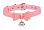 Golden Kitty Collar With Cat Bell - Pink_