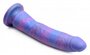 Magic Stick Silicone Dildo With Glitter - 24 cm_