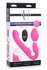 G-Pulse Vibrating Strapless Dildo With Remote Control - Pink_