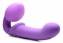 G-Pulse Vibrating Strapless Strap-On - Purple_