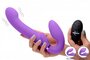 G-Pulse Vibrating Strapless Strap-On - Purple_