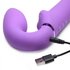 G-Pulse Vibrating Strapless Strap-On - Purple_