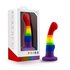 Avant - Pride Silicone Dildo With Suction Cup - Freedom_