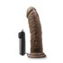 Dr. Skin - Dr. Joe Vibrator With Suction Cup 8'' - Chocolate_