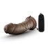 Dr. Skin - Dr. Joe Vibrator With Suction Cup 8'' - Chocolate_