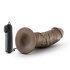 Dr. Skin - Dr. Joe Vibrator With Suction Cup 8'' - Chocolate_