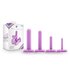 Wellness - Siliconen Vagina Dilator Set - Paars_