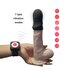 OTOUCH - Super Striker Lengthening Penis Sleeve with Vibrations - Black_