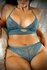 Teal Me About It Kanten BH Set - Curvy_