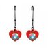 Charmed - Heart Tweezer Nipple Clamps with LED Lights_