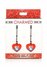 Charmed - Heart Tweezer Nipple Clamps with LED Lights_