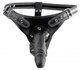 Double Penetration Strap On Harnas - Zwart_