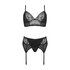 Sanne - 3-piece Bra Set - black_