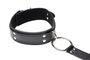 Collar with Cuffs Restraint Set - Black_