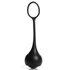 Cock Dangler Silicone Penis Pendant with Weights - Black_