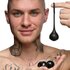 Cock Dangler Silicone Penis Pendant with Weights - Black_