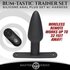 Bum-Tastic Vibrating Anal Plug with Harness & Remote Control_