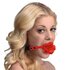 Blossom Silicone Rose Gag - Red_