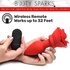 Vibrating Rose Anal Plug with Remote Control - Medium_