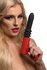 Thrusting Pistole Vibrator - Black/Red_