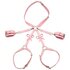 Bondage Harness w/ Bows M/L - Pink_