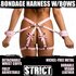 Bondageharnas met strikken M/L - Roze_