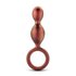 Anal Adventures Matrix - Duo Loop Anal Plug - Copper_