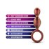 Anal Adventures Matrix - Duo Loop Anal Plug - Copper_