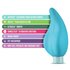 Gaia Eco Caress Vibrator - Aqua_