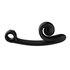 Snail Vibe Curve Duo Vibrator - Black_