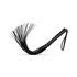 Faux Leather Flogger - Black_