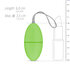 Easytoys Remote Control Vibrating Egg - Green_