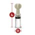 Temptasia - Clit And Nipple Twist Suckers - Set of 3 - Clear_