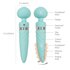 Pillow Talk - Sultry Double Vibrator - Turquoise_