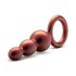 Anal Adventures Matrix - Beaded Loop Anal Plug - Copper_