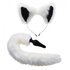White Fox Tail and Ears Set_