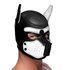 Spike Puppy BDSM Hood - Black/White_
