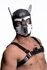 Spike Puppy BDSM Hood - Black/White_